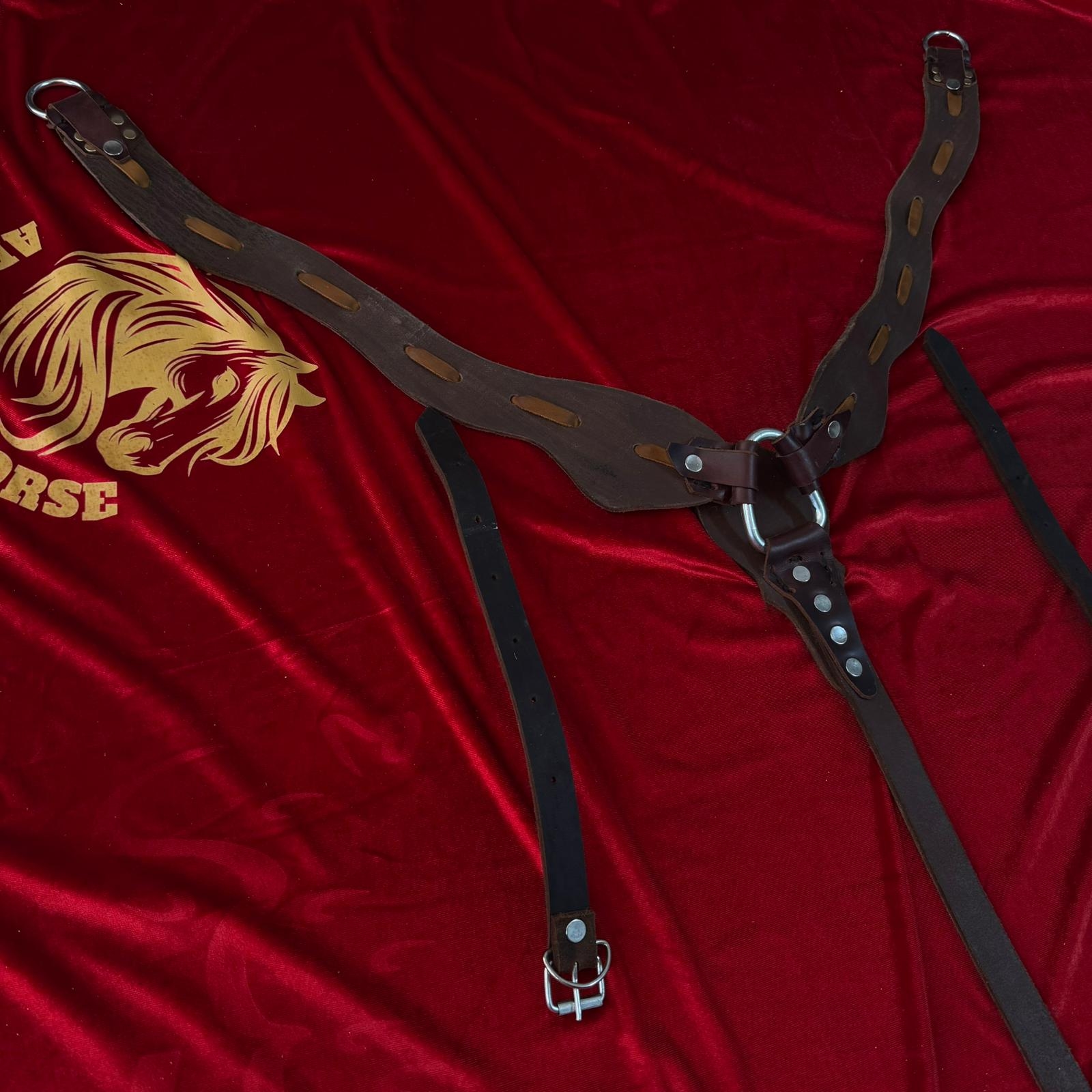 صدرية خيل جلدية