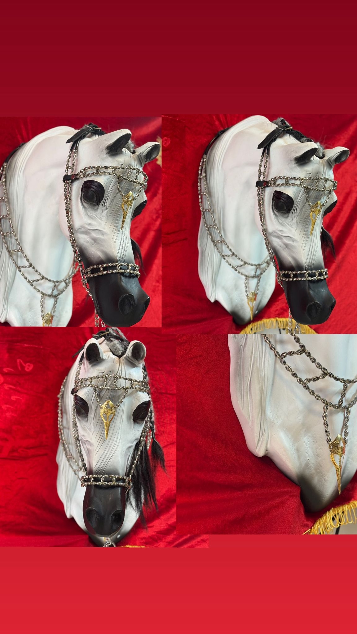 طقم جمال فاخر ملطش (رشمة مع عقد الرقبة)