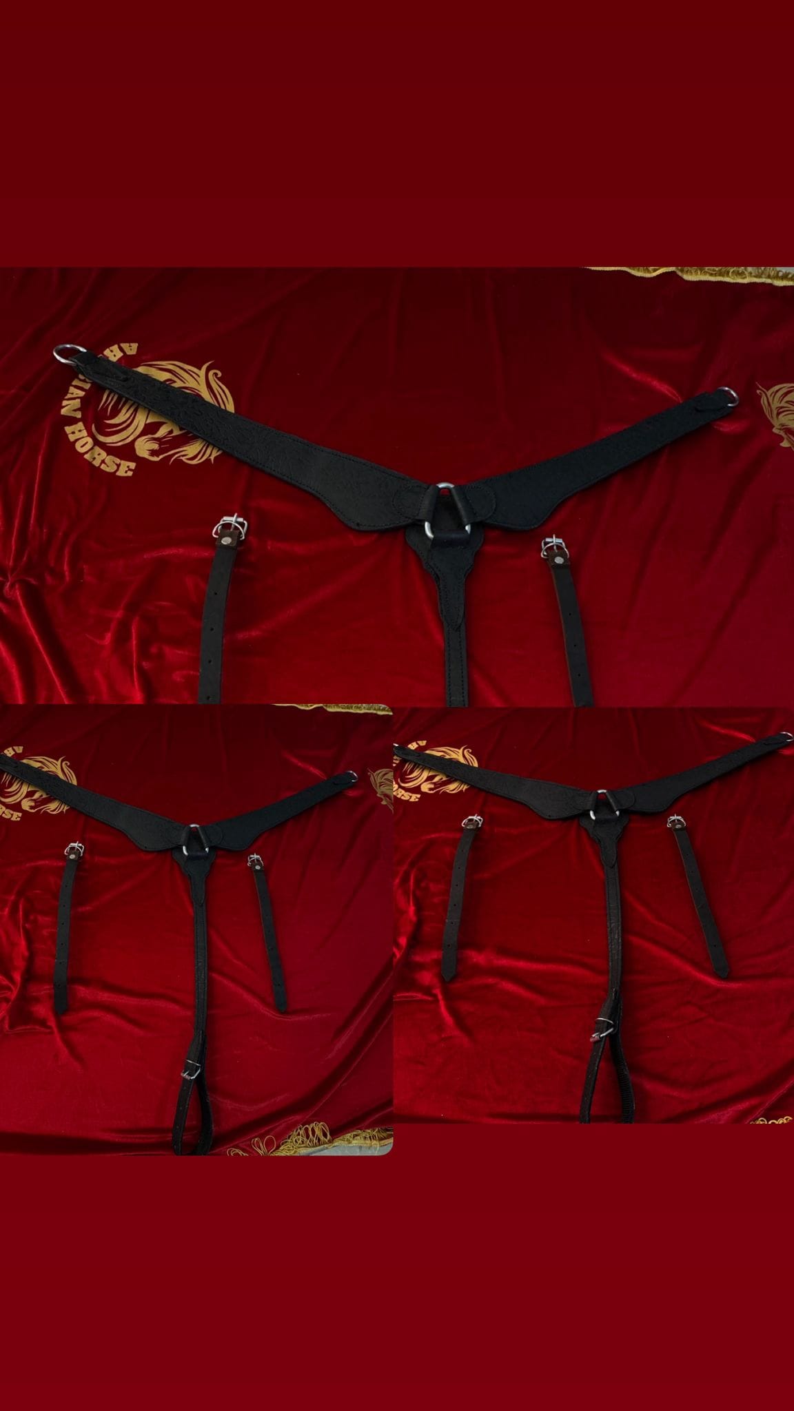 صدرية خيل جلدية