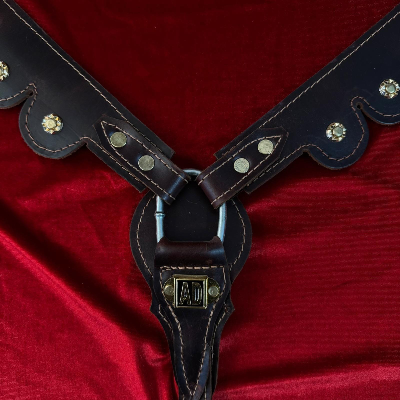 صدرية خيل جلدية