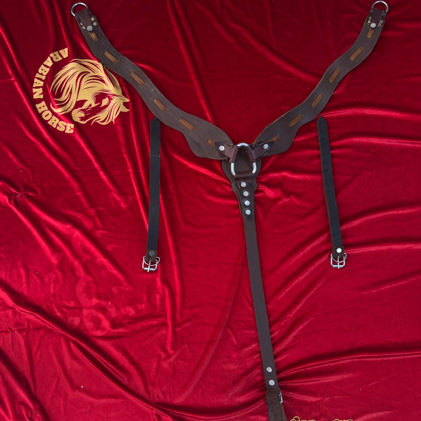 صدرية خيل جلدية