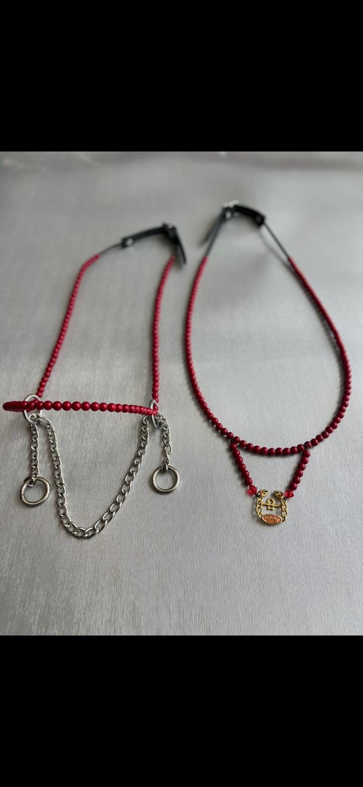 طقم جمال أحمر بدون شناف