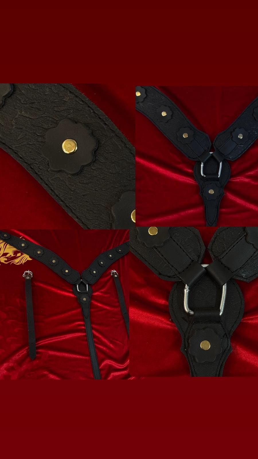 صدرية خيل جلدية