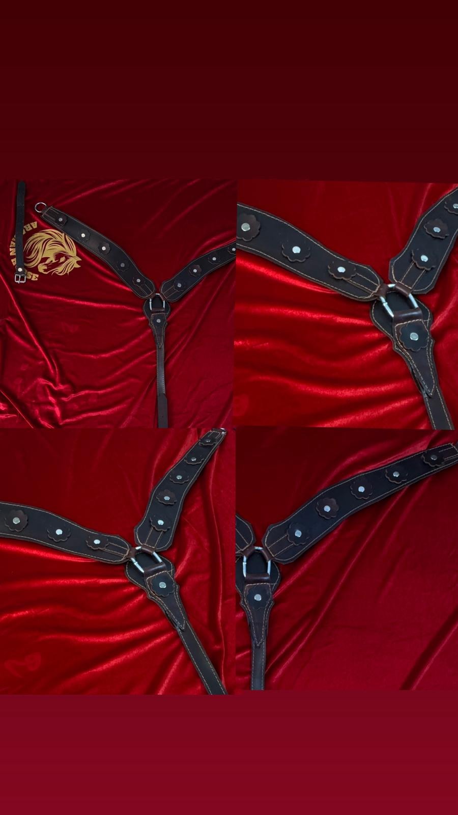 صدرية خيل جلدية