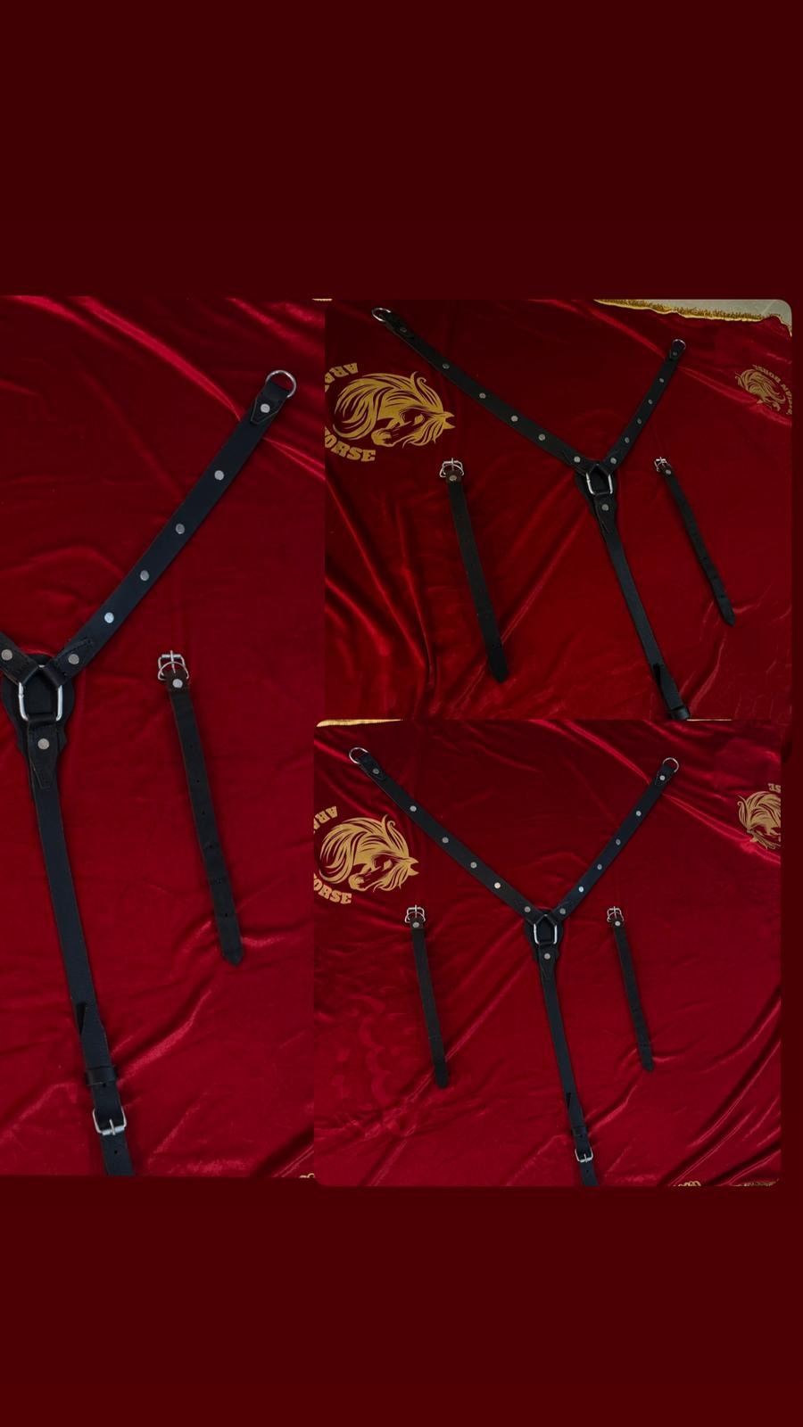 صدرية خيل جلدية